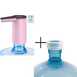 Електрична помпа для води ВіО рожева ViO E25 та ущільнювач для електричної помпи силіконовий ViO