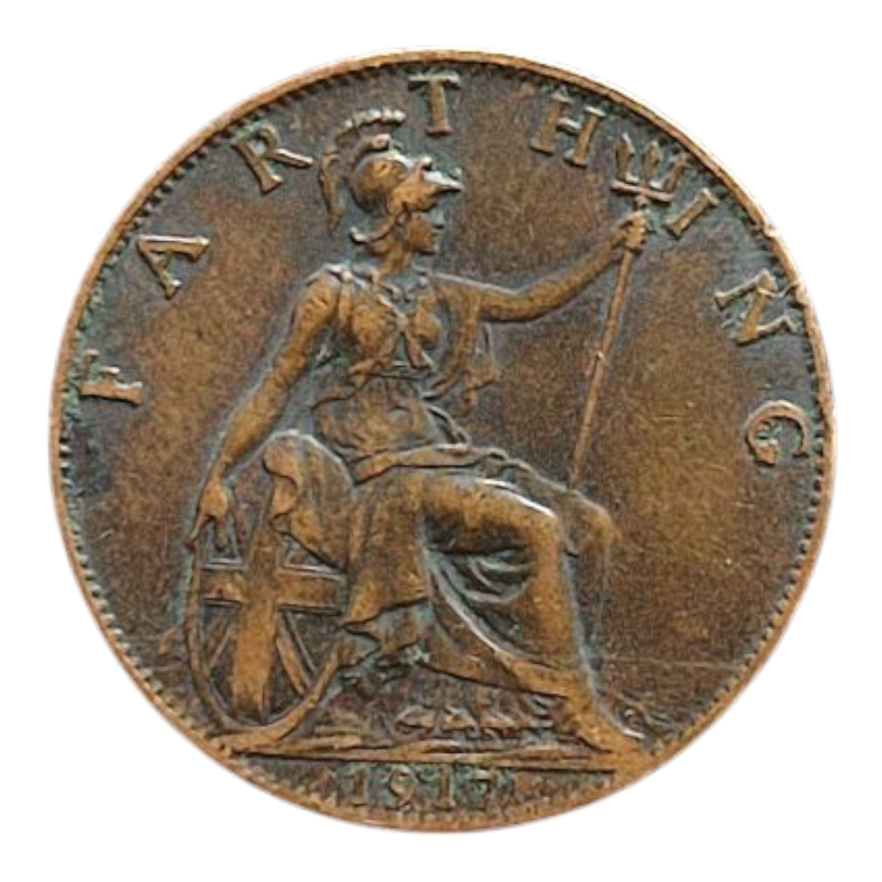 Велика Британія 1 фартінг, 1917, фото 1