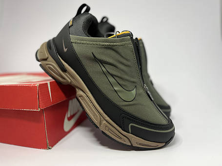 Чоловічі зимові кросівки Nike Zoom Pulse Cordura Khaki хакі з хутром, фото 1
