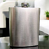 Фляга 500 мл, нержавіюча сталь 0.5 л, фляга для алкоголю, нержавійка, фото 2