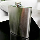 Фляга 500 мл, нержавіюча сталь 0.5 л, фляга для алкоголю, нержавійка, фото 5