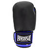 Боксерські рукавиці PowerPlay 3004 Classic Чорно-Сині 16 унцій, фото 2