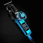 Акумуляторна машинка для стрижки волосся + 15 насадок, IPX6, DSP 91721 / Тример для стрижки / Тример чоловічий для бороди, фото 6