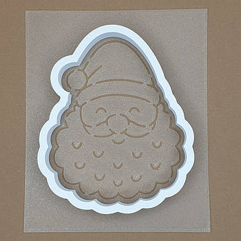 Набір вирубування з трафаретом Новорічна машина з ялинкою (маленька) 10.5 см