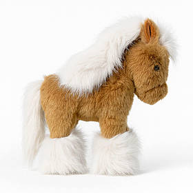 М’яка іграшка Кінь коричневий 25 см — плюшевий символ 2026 року, арт. C6104-2