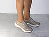 Кросівки шкіряні жіночі весна осінь бежеві, фото 5