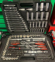 Набір інструменту комбінований 1/4" 3/8" 1/2" 216ед. СТАНДАРТ ST-0216, фото 3