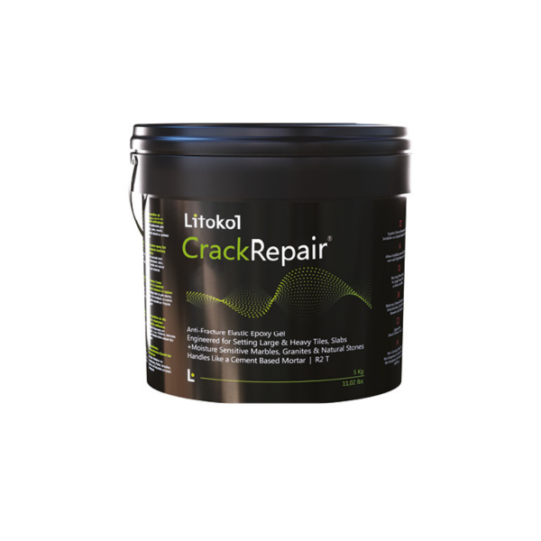 Епоксидний гель швидкої реакції Litokol CrackRepair 1 кг для ремонту тріщин у стяжках і бетоні, фото 1