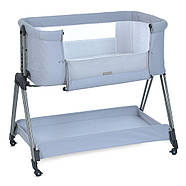 Приставне ліжечко El Camino Harmony ME 1179 з матрацем та 4 колесами зі стопорами, фото 2