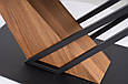 Стіл GENESIS 180(240)*90 чорний/чорний/ясен, фото 3