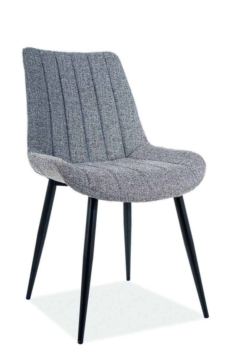 Стілець ZOOM чорний каркас/сірий TAP.144, фото 1