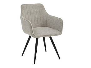 Стілець BALLO BREGO чорний каркас/світлий беж 31