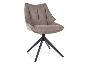 Стілець CODA BREGO чорний каркас/беж 34