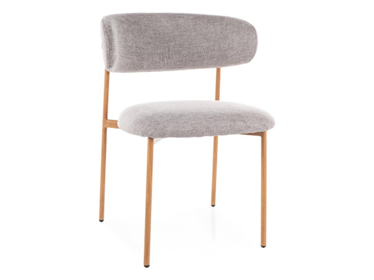 Стілець ELTON D BREGO дуб метал/сірий 07, фото 1