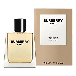 Чоловіча туалетна вода Тестер Burberry Hero Духи чоловічі 100мл, фото 2
