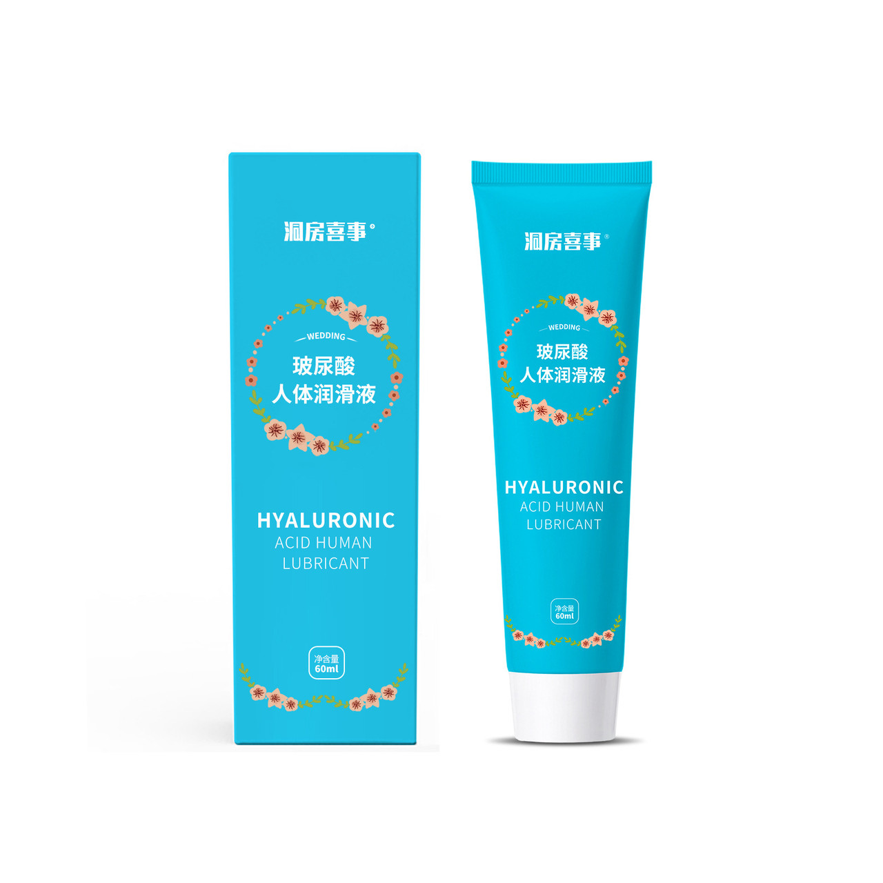 Інтимне мастило з гіалуроновою кислотою для сексу та мастурбації. Лубрикант з ефектом зволоження, Без смаку та запаху 60 мл, фото 1