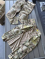 Тактична форма мультікам / костюм ріпстоп / штани з наколінниками