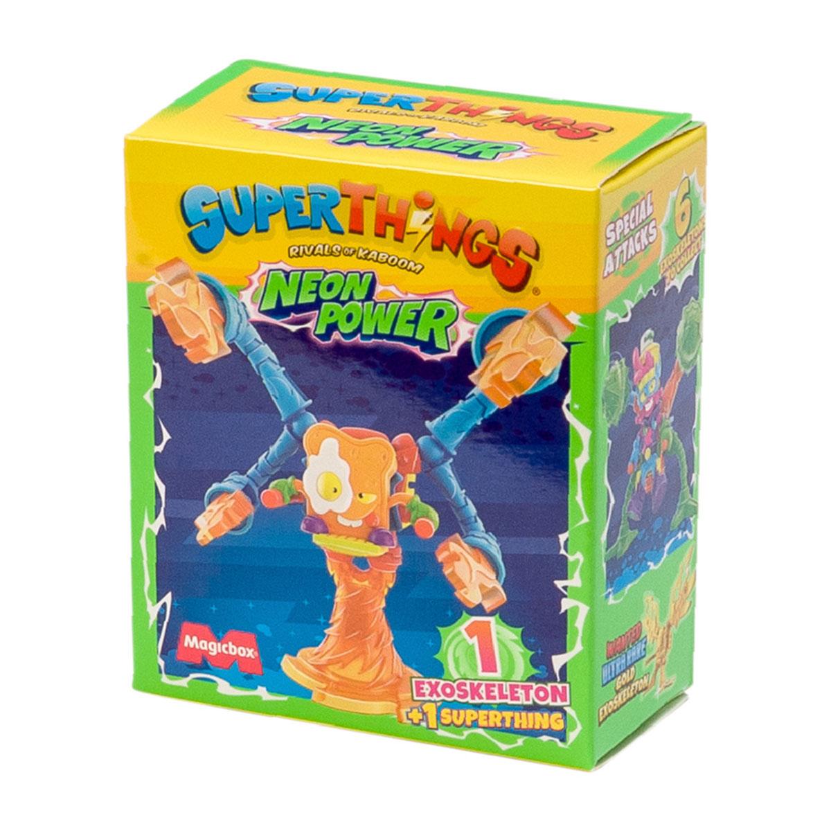 Ігровий набір SUPERTHINGS «Neon Power» з екзоскелетом та фігуркою, колекційний (PST11D612IN01), фото 1
