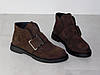 Ботіночки замшеві жіночі демісезон коричневі, фото 9