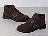 Ботіночки замшеві жіночі демісезон коричневі, фото 7