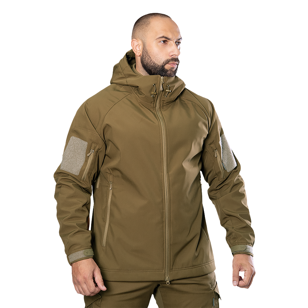 Куртка тактична Stalker SoftShell койот, фото 1