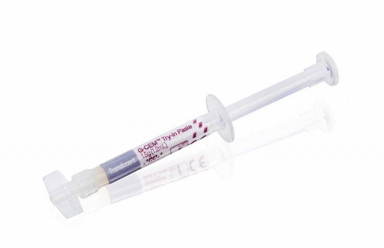 G-CEM Try-in / ДЖІ-ЦЕМ пробна паста / Translucent (Напівпрозорий) 1.5г (1.2мл) GC