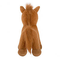 М’яка іграшка кінь лоша 18 см коричневе — символ 2026 року, плюшева іграшка, арт. C6201, фото 4