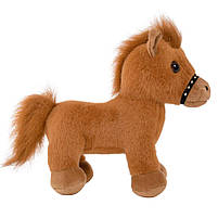 М’яка іграшка кінь лоша 18 см коричневе — символ 2026 року, плюшева іграшка, арт. C6201, фото 9