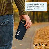 Термочашка 380 мл, із сенсорним дисплеєм температури, термокухоль для гарячих та холодних напоїв, сірий, фото 4