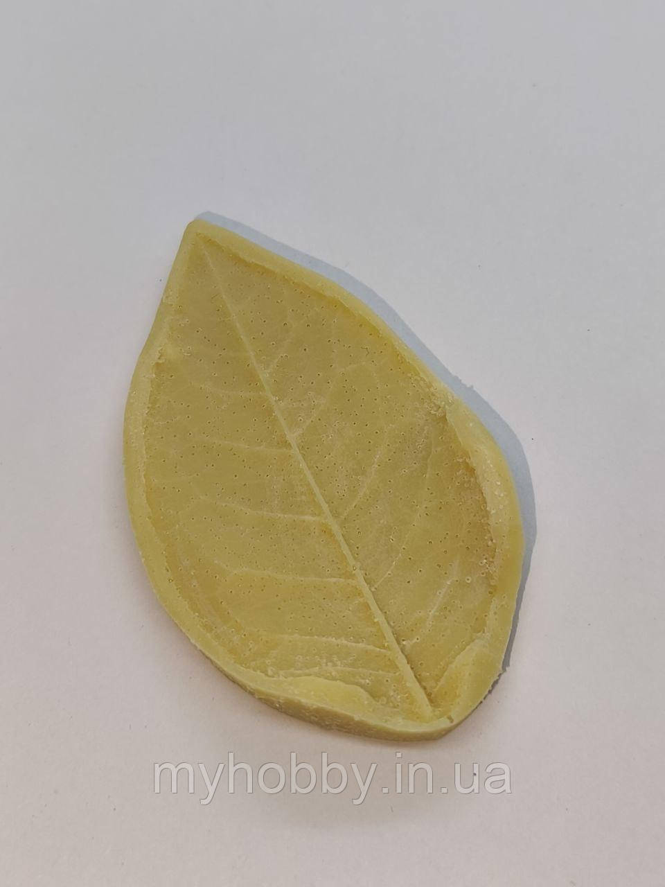 Молд Лист троянди для фоамірану та глини, фото 1