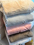 Велюрове простирадло на резинці 160*200*20 см, фото 8
