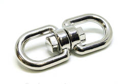 Вертлюг нікельований 6мм петля-петля (пачка, кратно 20шт) APRO