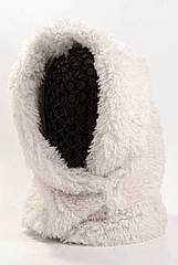 Капор хутряний KENT&AVER капюшон Лама жіночий молоко