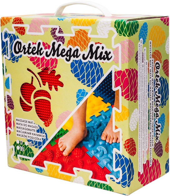 Килимок масажний Ortek Мега Микс Пазли 10 елементів, фото 1