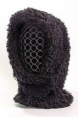 Капор хутряний KENT&AVER капюшон Лама жіночий чорний