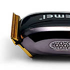 Акумуляторна машинка для стрижки з дисплеєм + 3 насадки, KM-5072 / Тример для стрижки волосся / Тример чоловічий, фото 4