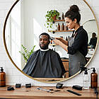 Акумуляторна машинка для стрижки з дисплеєм + 3 насадки, KM-5072 / Тример для стрижки волосся / Тример чоловічий, фото 9