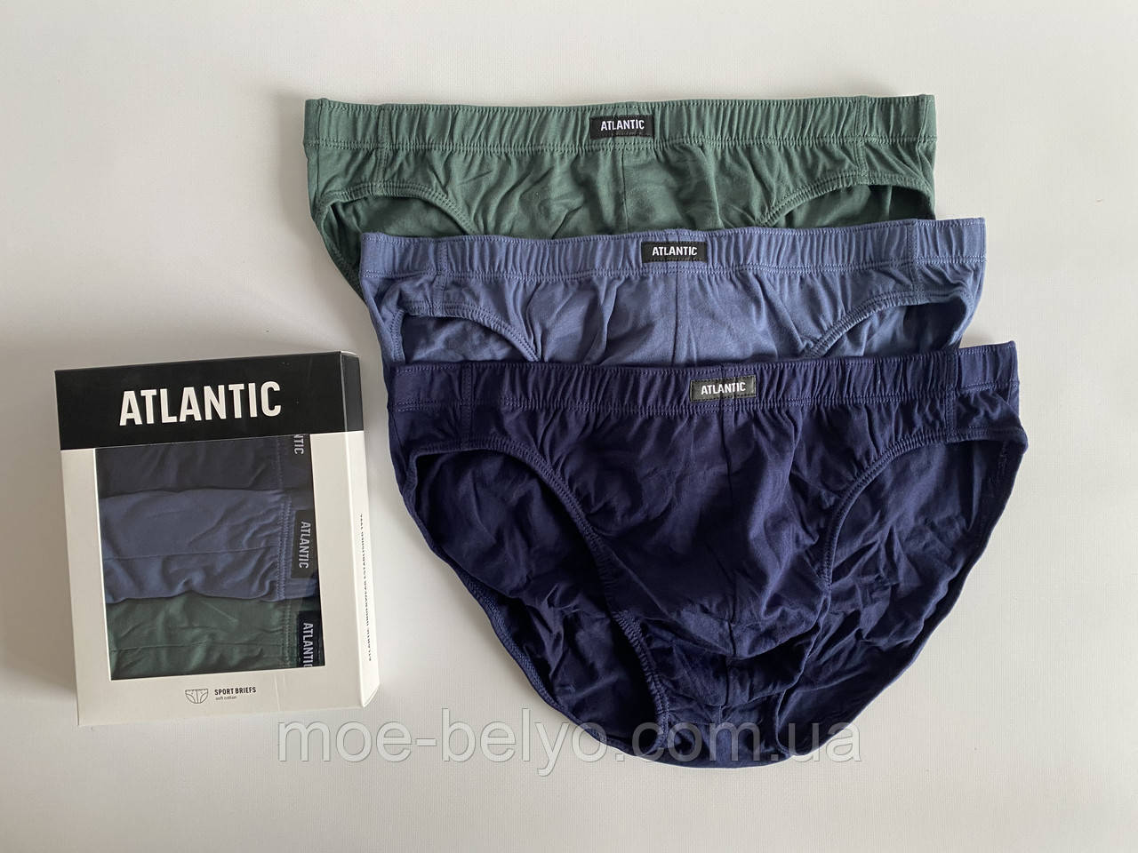 Труси чоловічі атлантік atlantic 3MP-132 набір 3 шт
