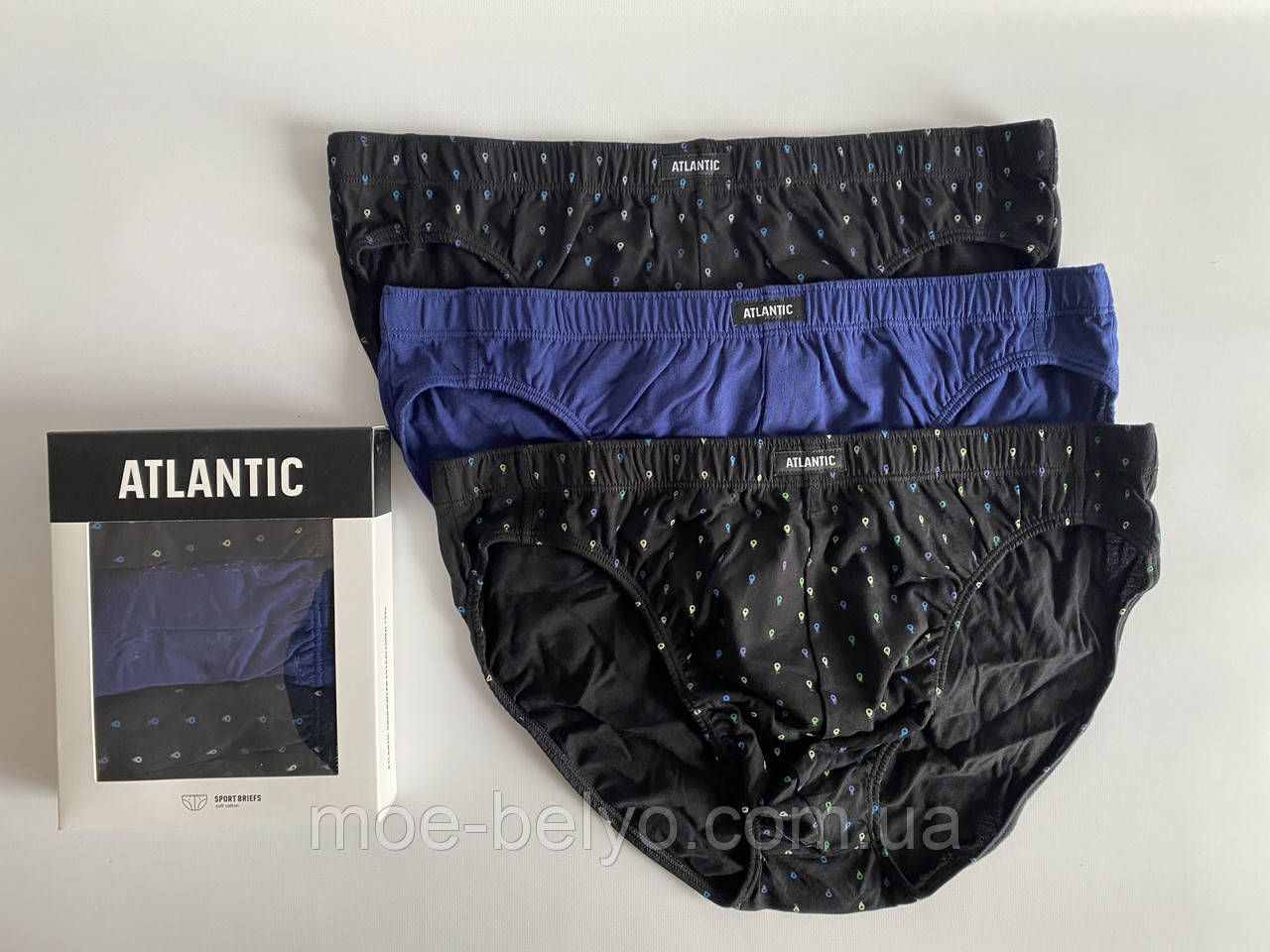 Чоловічі труси чоловічі труси атлантік atlantic набір 3MP-204