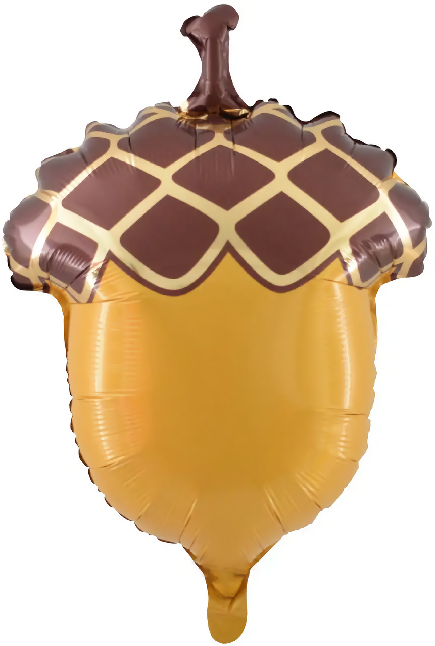 Фольгована кулька Жолудь жовтий 60×41 см, Китай