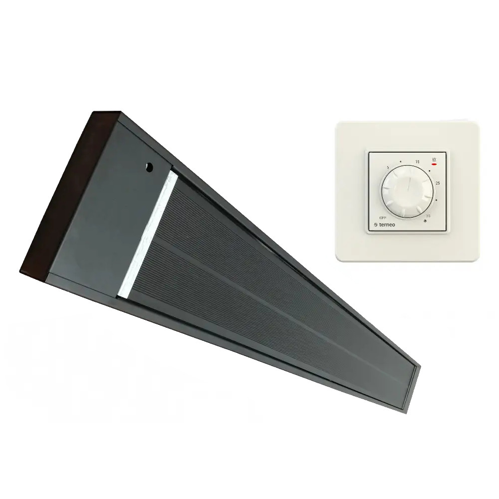 Інфрарчервоний стельовий обігрівач з терморегулятором ТЕПЛОВ ВЕ600, фото 1