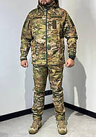 Військовий костюм Multicam Soft Shell, утеплений демісезонний, водовідштовхувальний, для ЗСУ