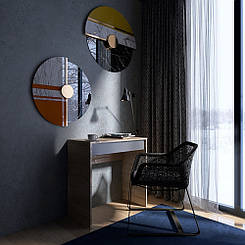 Стіл письмовий Міні з висувною шухлядою Еверест Сіті-750 75,2х38х74,6 см Дуб сонома/Графіт (DTM-071105)