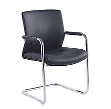 Стілець ADOLF чорний/хром