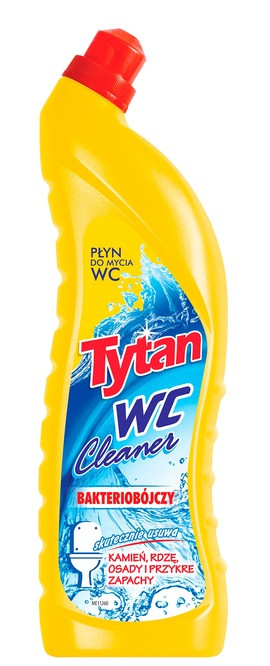 Засіб для миття унітазу Tytan WC Жовтий 1200 мл, фото 1