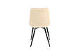 Cтілець ALVIS чорний каркас/бежевий, фото 2