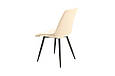 Cтілець ALVIS чорний каркас/бежевий, фото 3