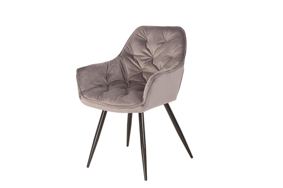 Стілець MAGIC чорний каркас/сірий, фото 1