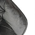 Стілець MAGIC чорний каркас/сірий, фото 7