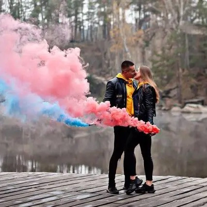 Кольоровий дим, червоний, 60 сек